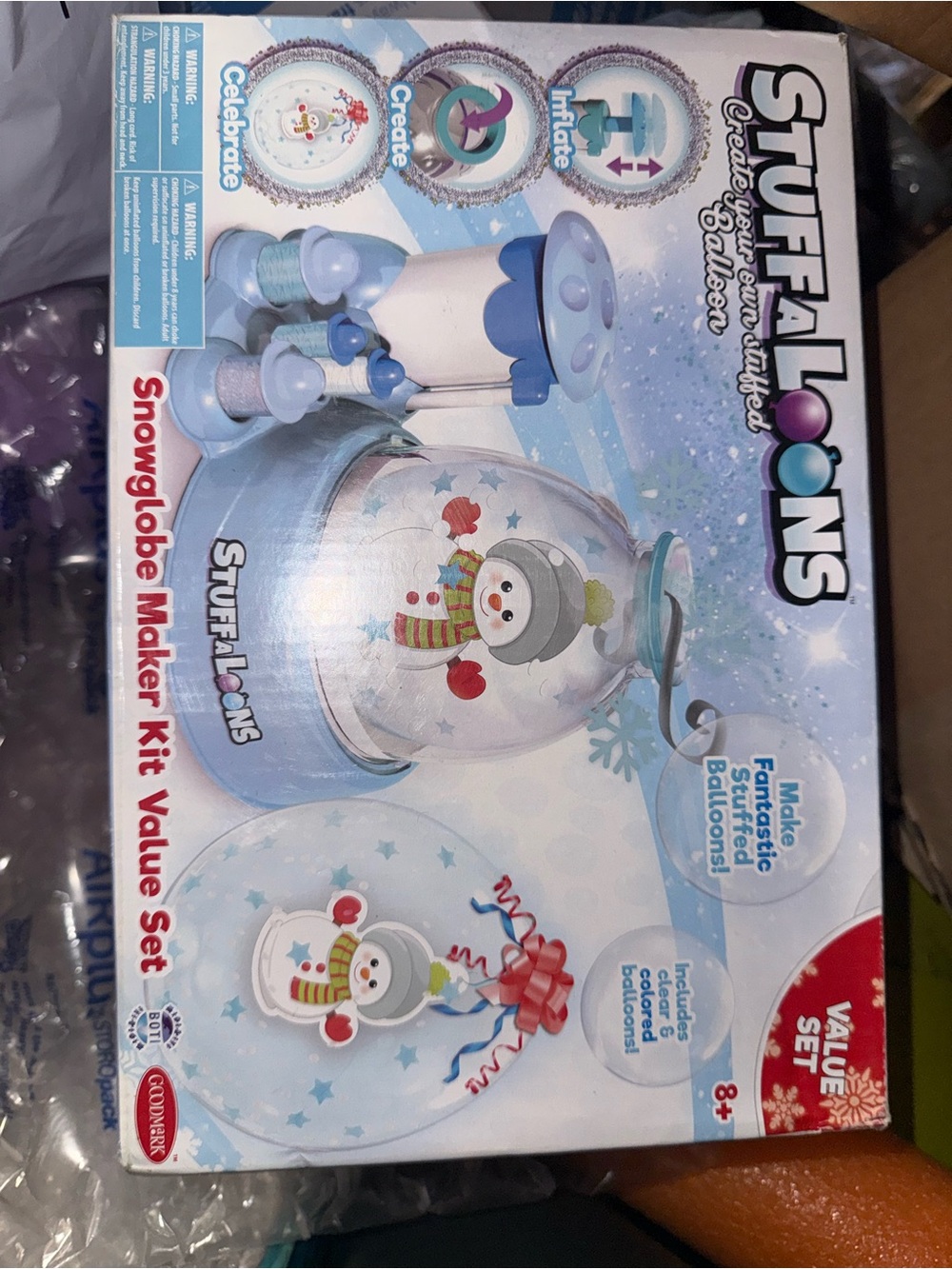 Snowglobe Maker Kit - stuffaloons new snowman